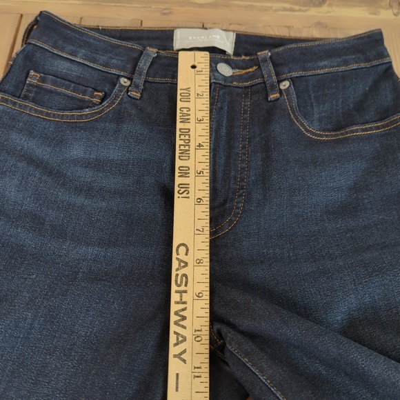 Everlane The Curvy High-Rise Crop Skinny Jean Dark Wash - Picture 8 of 12